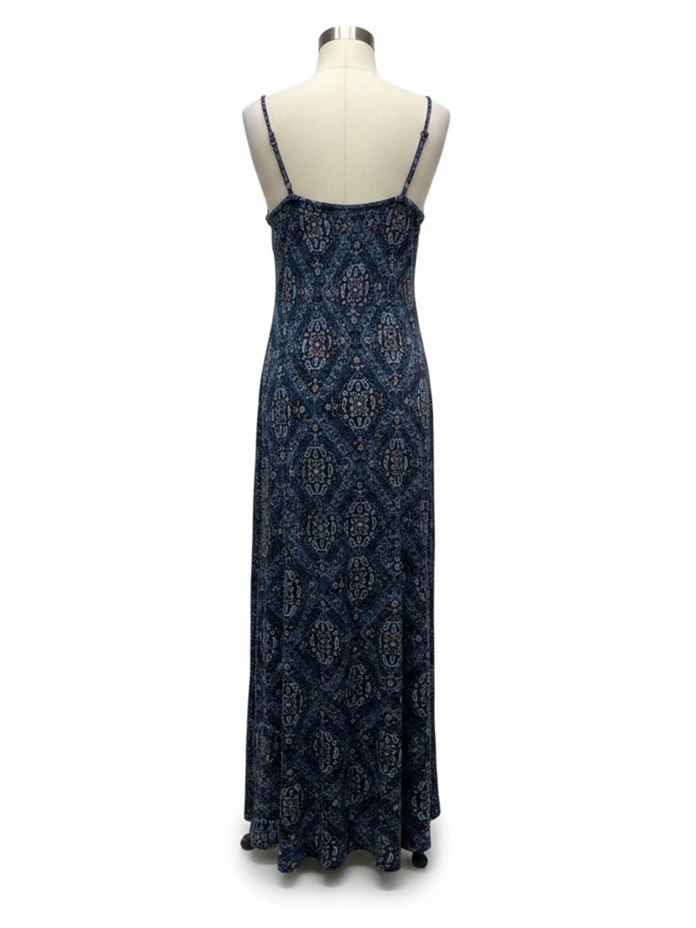🌙✨ NAVY PAISLEY BANDANA PRINT MAXI DRESS ✨🌙 - Picture 3 of 4